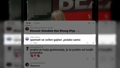 Језиве претње Ивани Вучићевић на ТикТоку